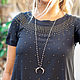 Chain with pearls ' Magic time.Night». Chain. Mala by Jemma. Online shopping on My Livemaster.  Фото №2