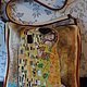 Order Women's leather bag And the Eternal Kiss by Klimt(Sold). Innela- авторские кожаные сумки на заказ.. Livemaster. . Classic Bag Фото №3