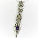 Elven pendant with amethyst, citrine and pearls, Pendants, Moscow,  Фото №1