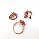 Jewelry sets: Earrings and ring with morganite. Jewelry Sets. Urbanstyle. My Livemaster. Фото №5