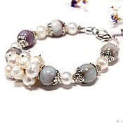 Украшения handmade. Livemaster - original item Author`s pearl bracelet 