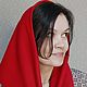 Домотканый платок 66 см х 68 см. Шёлк - хлопок. Платки. Weaving Finds. Ручное ткачество.. Ярмарка Мастеров.  Фото №4