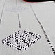 Order Tablecloth large diamonds, flax, heirloom white embroidery. EmbroideryINNAI. Livemaster. . Tablecloths Фото №3