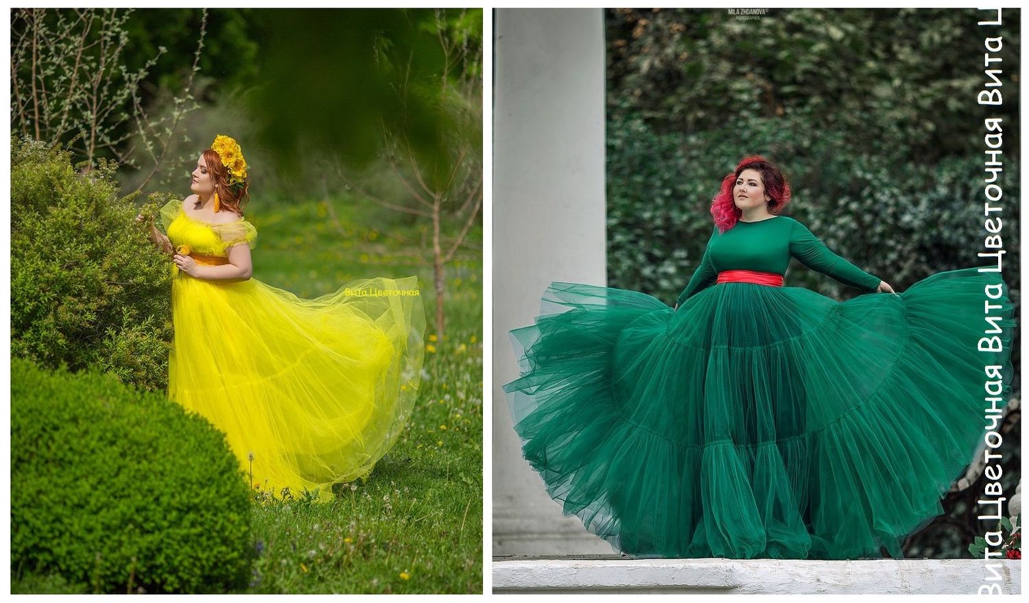 Наши клиентки в наших нарядах)