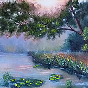 Картины и панно handmade. Livemaster - original item Painting summer landscape 