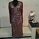 Knitted dress 'Chocolate', Dresses, Orel,  Фото №1