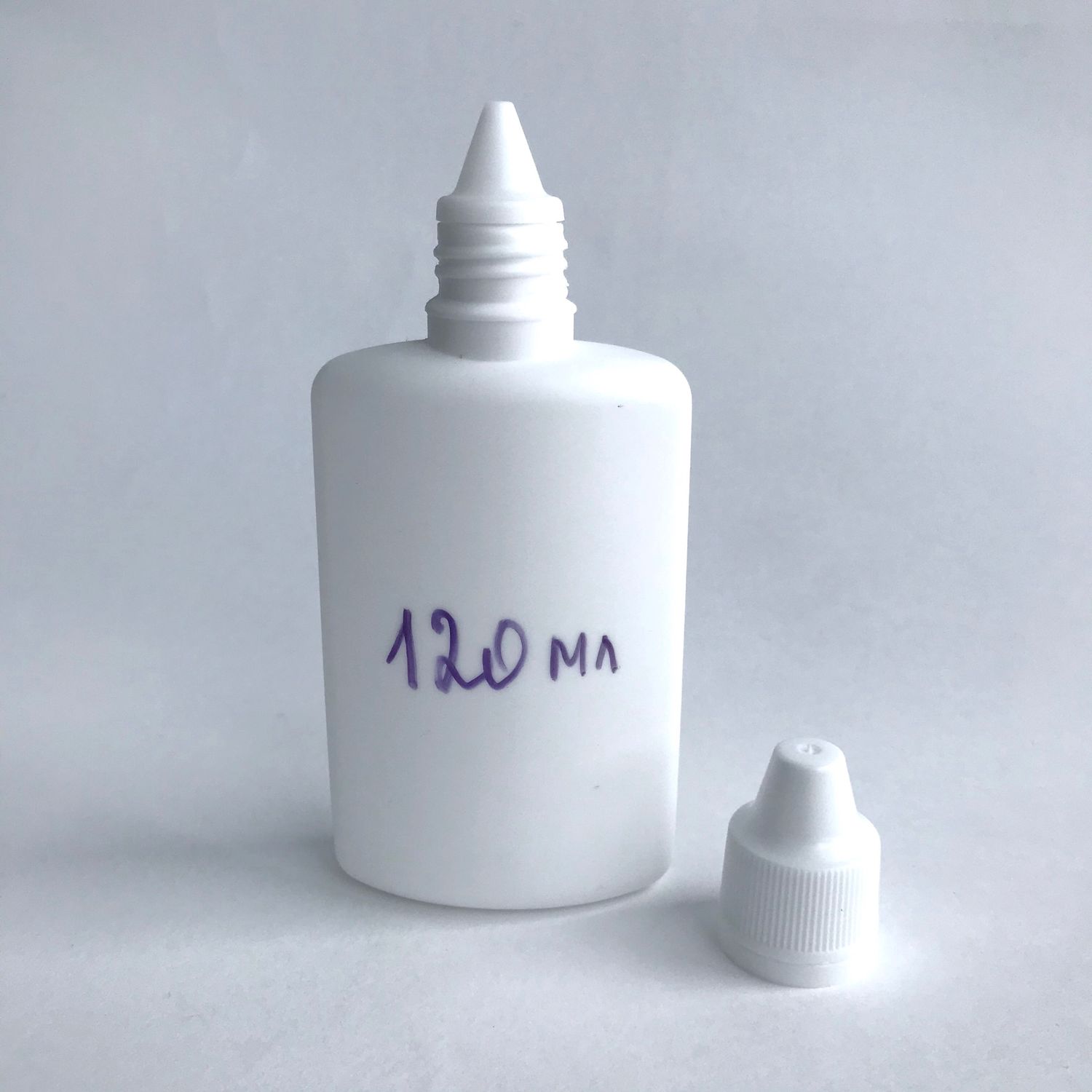 Флакон 120 мл + крышка и капельница с узким носиком купить в интернет ...
