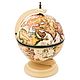 Globe bar table 'Basma' sphere 33 cm, Stand for bottles and glasses, St. Petersburg,  Фото №1