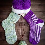 Аксессуары handmade. Livemaster - original item Socks: Socks for Her and for Him.. Handmade.
