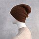 Мужская/женская двойная шапочка бини. Кашемир 100% Lora Piana, Шапки, Севастополь,  Фото №1