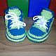 booties for a boy. . BOOTS, Babys bootees, Samara,  Фото №1