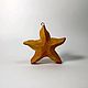 Order Wooden Christmas Tree toy Starfish. Shop Oleg Savelyev Sculpture (Tallista-1). Livemaster. . Miniature figurines Фото №3