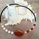 Choker necklace Carnelian and Agate. Necklace. Handmade Jewelry. My Livemaster. Фото №5