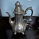 COFFEE POT, ENGLAND, 1850-60S., SILVER & J Creswick(6732), Vintage teapots, Tyumen,  Фото №1
