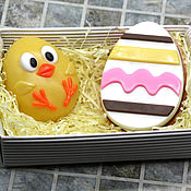 Косметика ручной работы handmade. Livemaster - original item Soap Set gift Easter chicken and Egg. Handmade.