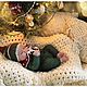 Новогодний вязаный  комплект для новорожденного, Реквизит для детской фотосессии, Барнаул,  Фото №1