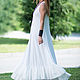 White, loose dress with ruffles, Summer dress - DR0184TRCO. Sundresses. EUG fashion. Online shopping on My Livemaster.  Фото №2