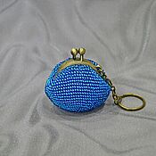 Сумки и аксессуары handmade. Livemaster - original item A keychain for keys a small purse a coin holder made of beads. Handmade.