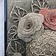 Декоративная маска из джутовой нити. Маски интерьерные. Varavyshka. Ярмарка Мастеров.  Фото №4