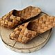 Sandals-sandals of birch bark 'Berestycki'. National shoes. Mochalka.. Online shopping on My Livemaster.  Фото №2