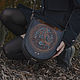 Leather bag with Celtic lettering'. Classic Bag. Lemberg Leather. Online shopping on My Livemaster.  Фото №2