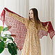 Shawl Cherry Orchard shoulder cape triangular, Shawls, Borskoye,  Фото №1