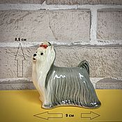 Для дома и интерьера ручной работы. Ярмарка Мастеров - ручная работа Yorkshire Terrier: author`s statuette. Handmade.