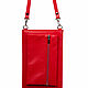 Messenger bag over the shoulder red. Crossbody bag. murzikcool. My Livemaster. Фото №4