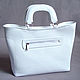 Leather bag 'White cat'. Classic Bag. Marina Speranskaya handbag. Online shopping on My Livemaster.  Фото №2