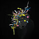 Order Cocktail pill hat-a drop from a straw of blue. irina-popilova. Livemaster. . Hats1 Фото №3