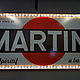  Винтажная вывеска Martini 1957г, Элементы интерьера, Санкт-Петербург,  Фото №1