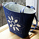 Blue Flower Needlework Bag, Japanese Moles. Classic Bag. Vash sacvoyage. My Livemaster. Фото №4