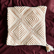 Работы для детей, handmade. Livemaster - original item "Waiting for a miracle" plaid from Italian cotton yarn. Handmade.