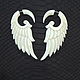  angel Wing earring made of Buffalo bone. Single earring. Garuda. Online shopping on My Livemaster.  Фото №2