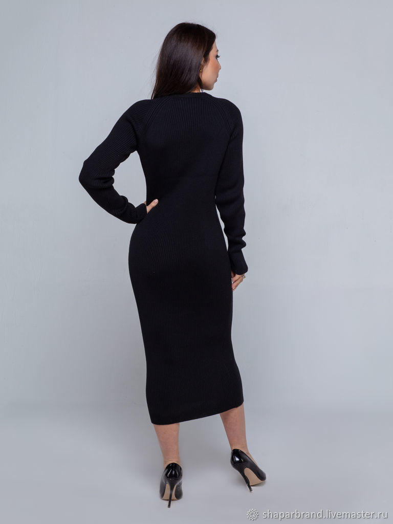 Черное платье лапша в интернет-магазине Ярмарка Мастеров по цене 9500 ...