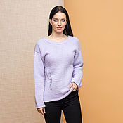 Одежда handmade. Livemaster - original item Pale purple sweater. Handmade.