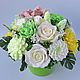 Bouquet in green shades. Aroma souvenirs. Olga Stroeva. Online shopping on My Livemaster.  Фото №2