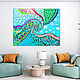Order Interior painting abstraction. Bright large painting to order. House of the Sun (irina-bast). Livemaster. . Pictures Фото №3