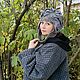 Головной убор ,,Очарование модерна". Шапка-ушанка. ЕЛЕНА ВАУЛИНА. Ярмарка Мастеров.  Фото №13