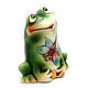 Ceramic figurine 'Frog with dragonfly'. Figurines. aboka. Online shopping on My Livemaster.  Фото №2