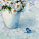 Watercolor painting Chamomile morning. Pictures. Pictures for the soul (RozaSavinova). My Livemaster. Фото №4