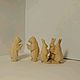 Wooden Game set Little Animals Loyal Friends, Play sets, Moscow,  Фото №1