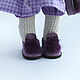 Order A doll for aesthetic pleasure. Doll in purple dress. mariedolls (mariedolls). Livemaster. . Interior doll Фото №3