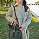  Backpack women's leather green Iline Mod.SR56-132. Backpacks. Natalia Kalinovskaya. My Livemaster. Фото №4