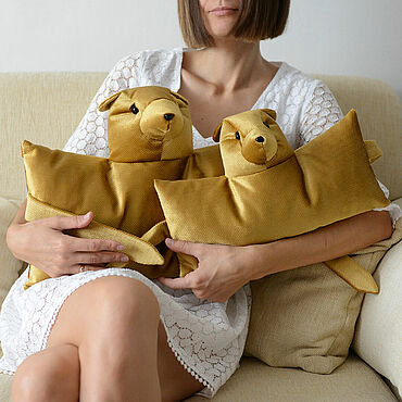Выкройка подушки-мишки с мастер-классом по пошиву и выкройка игрушки Чебурашка в подарок