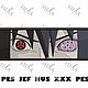 Дизайн машинной вышивки SASUKE x EYES / САСКЕ х ГЛАЗА, Схемы машинной вышивки, Череповец,  Фото №1