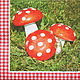 Napkins for decoupage forest mushrooms amanita. Napkins for decoupage. materials for creative Anna Sintez. Online shopping on My Livemaster.  Фото №2