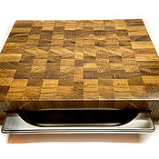Посуда handmade. Livemaster - original item End cutting board with a gastro capacity of 40 mm. Handmade.