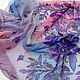 batik scarf 'dawn forest' silk scarf batik. Wraps. Amarga SilkPainting. Online shopping on My Livemaster.  Фото №2