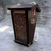 Дача и сад handmade. Livemaster - original item Bird feeder made of wood 